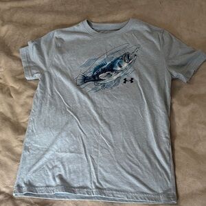 Under Armour Blue Fish Graphic T-Shirt